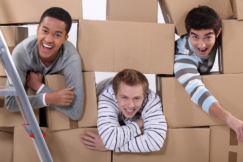 Man and van service handling boxes and household items in Barnes