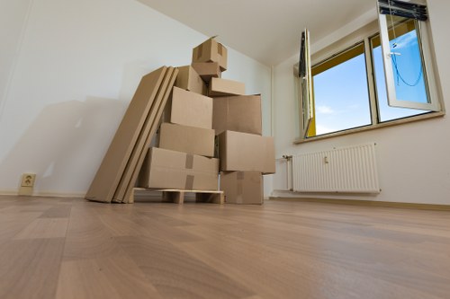 Prepared moving van for a Barnes relocation