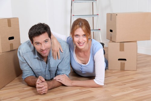 Careful furniture removal from a local Barnes home