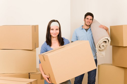 Careful loading for student removals near Barnes homes and flats
